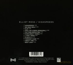Elliot Moss: Highspeeds (digipack) [CD]