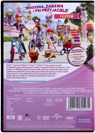 Barbie i Siostry. Wielka Przygoda z pieskami [DVD]