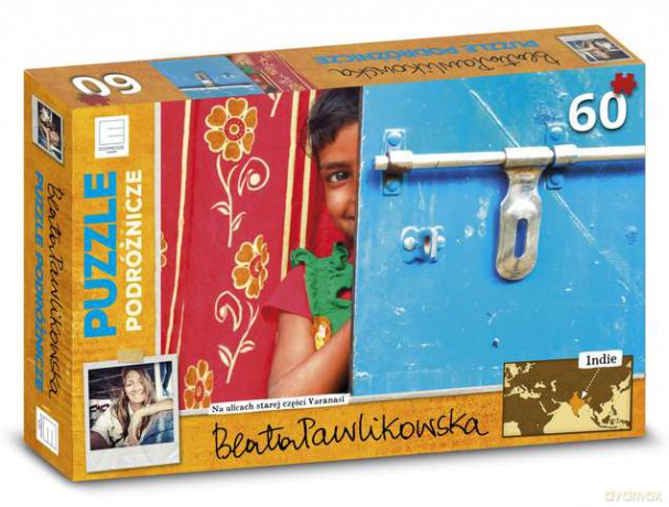 60 el. Indie Puzzle podróżnicze Beata Pawlikowska [PUZZLE]