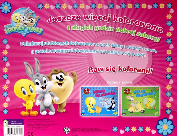 Baby Looney Tunes. Wielkie kolorowanki [KSIĄŻKA]