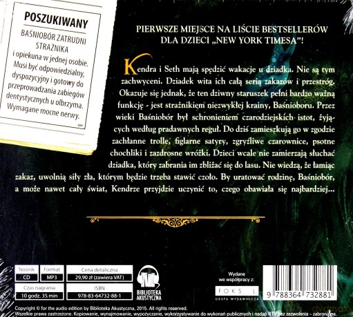 Baśniobór - Brandon Mull [AUDIOBOOK] [CD-MP3]