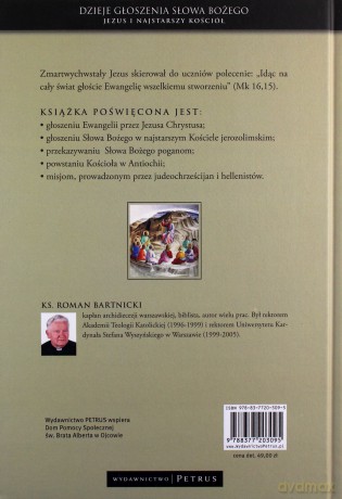 Dzieje głoszenia Słowa Bożego - Roman Bartnicki [KSIĄŻKA]