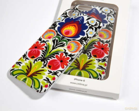 Etui iphone 6 plus kolor biały kwiat