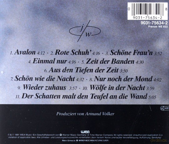 Juliane Werding: Zeit Nach Avalon Zu Geh'n [CD]