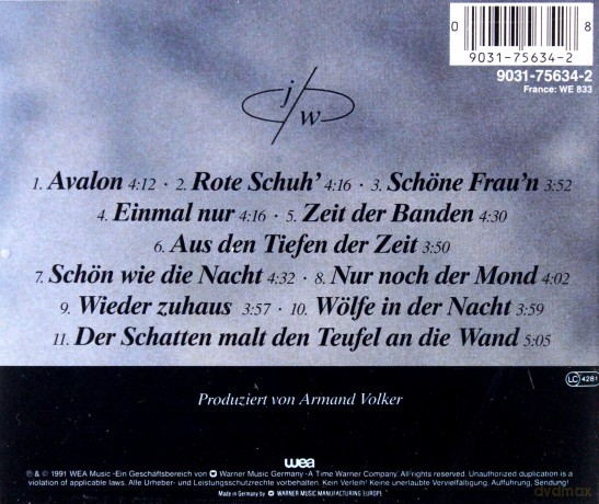 Juliane Werding: Zeit Nach Avalon Zu Geh'n [CD]