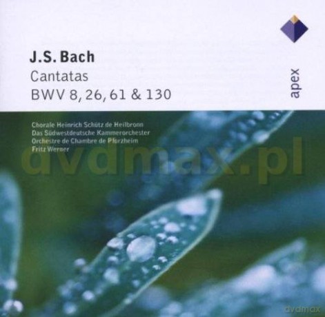 Fritz Werner: Bach: Cantatas BWV 8,26,61&130 [CD]
