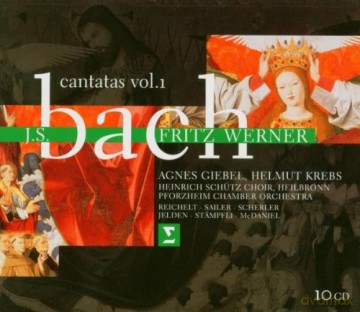 Fritz Werner/Pforzh.Kam.: Bach: Kantaten Vol.1 [10CD]