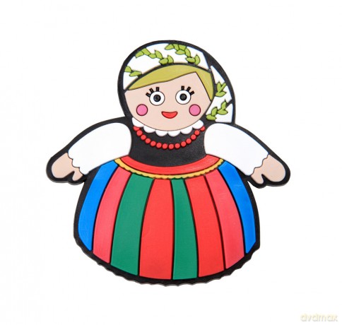 Magnes gumowy folk pyza