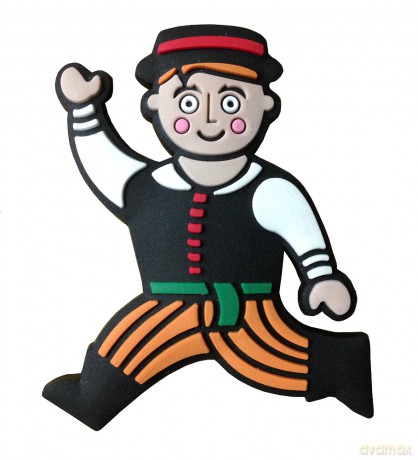 Magnes gumowy folk pyzaty