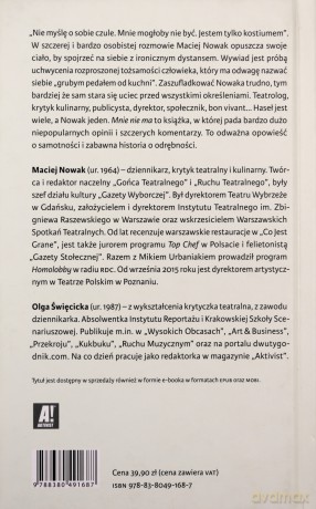 Mnie nie ma. Rozmowa z Maciejem Nowakiem - Olga Święcicka (twarda) [KSIĄŻKA]