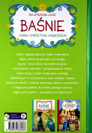 Najpiękniejsze baśnie - Hans Christian Andersen (twarda) [KSIĄŻKA]