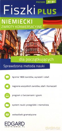 Niemiecki. Zwroty konwersacyjne dla początkujących. Fiszki plus - Eliza Chabros [KSIĄŻKA]