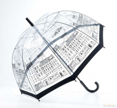 Parasol bąbel Warszawa czarny