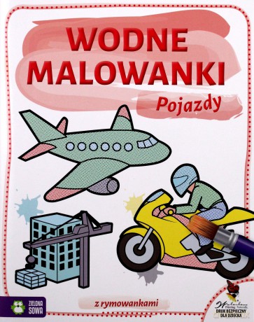 Pojazdy. Wodne malowanki [KSIĄŻKA]