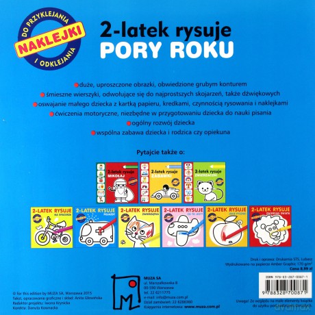 Pory roku. 2-latek rysuje - Anita Głowińska [KSIĄŻKA]