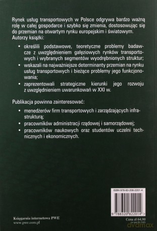 Rynek usług transportowych. Teoria i praktyka - Danuta Rucińska [KSIĄŻKA]