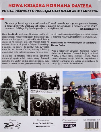 Szlak nadziei - Norman Davies, Janusz Rosikoń (twarda) [KSIĄŻKA]
