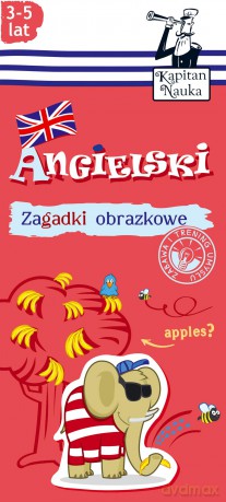Zagadki obrazkowe. Angielski. Kapitan Nauka [KSIĄŻKA]