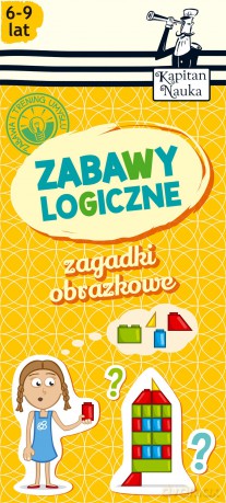 Zagadki obrazkowe. Zabawy logiczne. Kapitan Nauka - Natalia Minge [KSIĄŻKA]