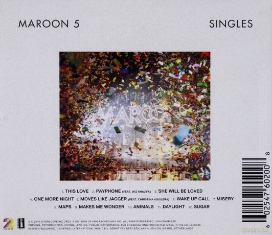 Maroon 5: Singles (PL) [CD]