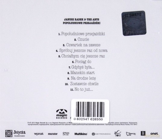 Janusz Radek & The Ants: Popołudniowe Przejażdżki [CD]
