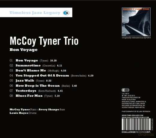 McCoy Tyner Trio: Bon Voyage [CD]
