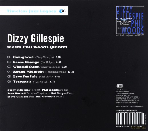 Dizzy Gillespie: Dizzy Gillespie meets Phil Woods Quintet [CD]