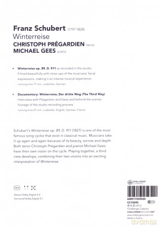 Christoph Prégardien & Michael Gees: Franz Schubert: Winterreise [DVD]