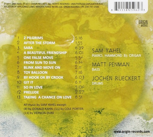 Sam Yahel: From Sun To Sun [CD]