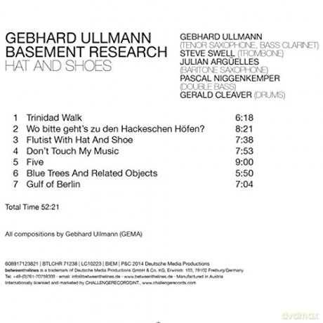 Gebhard Ullmann Basement Research: Hat and Shoes [CD]