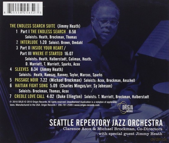 Seattle Repertory Jazz Orchestra: Jimmy Heath: Endless Search [CD]