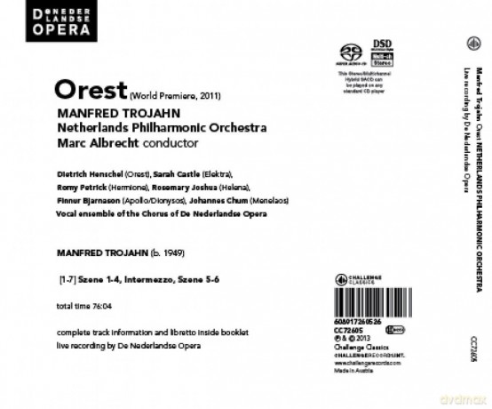 De Nederlandse Opera & Netherlands Philharmonic Orchestra: Orest [SACD]