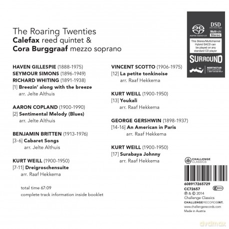 Calefax & Cora Burggraaf: Roaring Twenties [SACD]