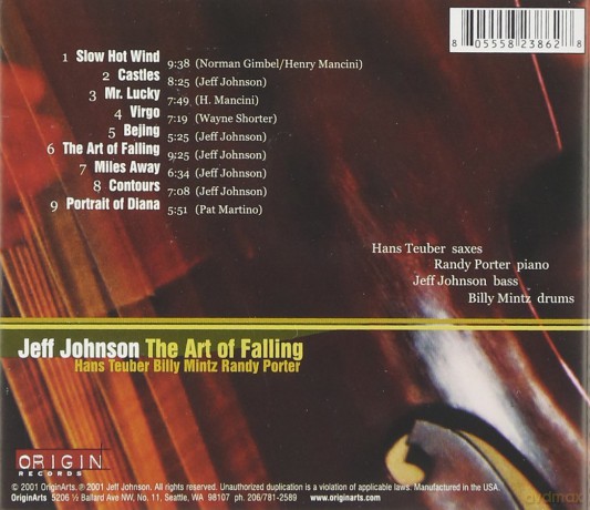 Jeff Johnson: The Art Of Falling [CD]