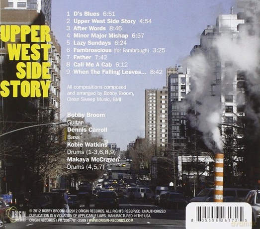 Bobby Broom: Upper West Side Story [CD]