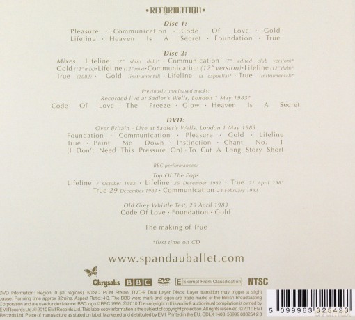 Spandau Ballet: True (Special Edition) [2CD]+[DVD]
