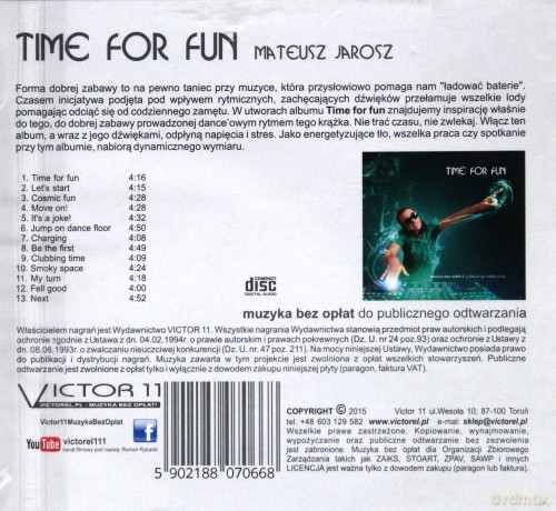 Time for fun :Mateusz Jarosz [CD]