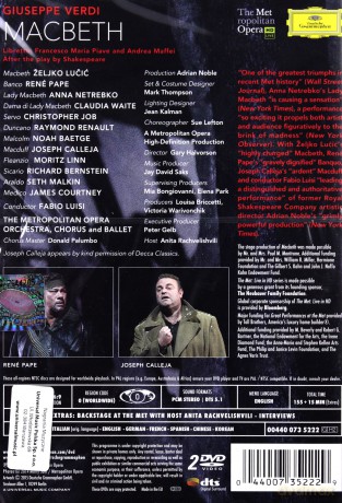 Anna Netrebko: Verdi Macbeth [2DVD]