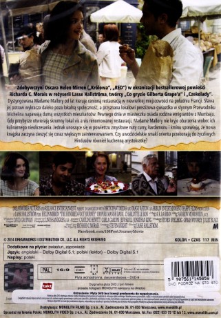 Podróż na sto stóp [DVD]