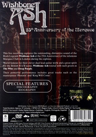 Wishbone Ash: 25th Anniversary Of The Marque [DVD]