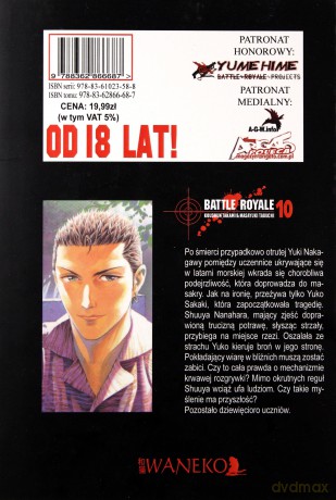 Battle Royale (Tom 10) - Koushun Takami [KSIĄŻKA]