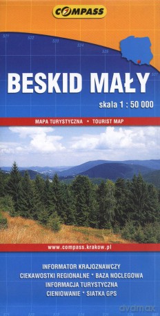 Beskid Mały. Mapa turystyczna w skali 1:50 000