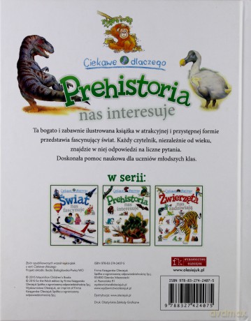 Ciekawe dlaczego Prehistoria nas interesuje - Andrew Charman, Jackie Gaff, Rod Theodorou (twarda) [KSIĄŻKA]