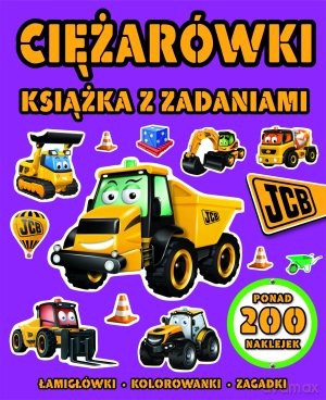 Ciężarówki JCB. Książka z zadaniami [KSIĄŻKA]