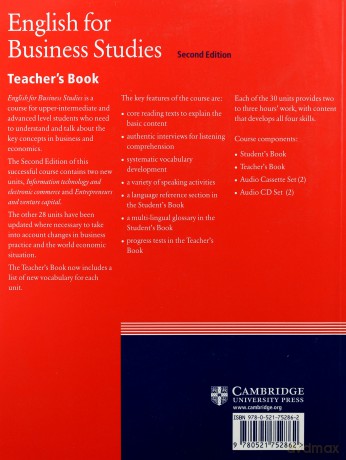 English for Business Studies Teacher's book [KSIĄŻKA]