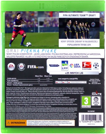 FIFA 16 [GRA XBOX ONE]