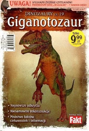 Giganotozaur. Dinozaury cz. 19 [KSIĄŻKA]+[FIGURKA]