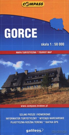 Gorce. Mapa turystyczna w skali 1:50 000