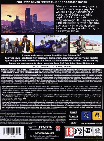 Grand Theft Auto V (GTA V) [GRA PC]