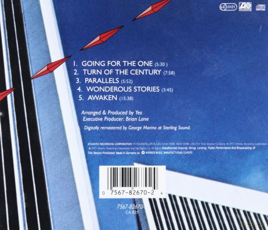 Yes: Going For The One (Remastered) [CD]